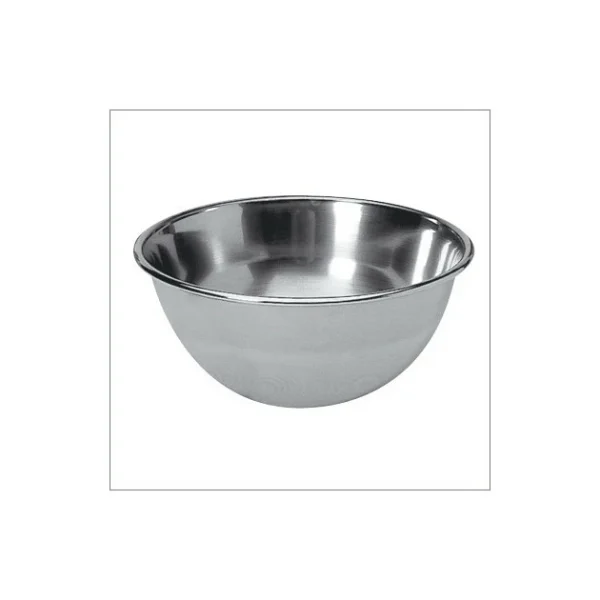 Nouveau 🌟 Cul de Poule Ø 20 cm Bassine 1/2 ronde inox ⌛ nouveau produit 3